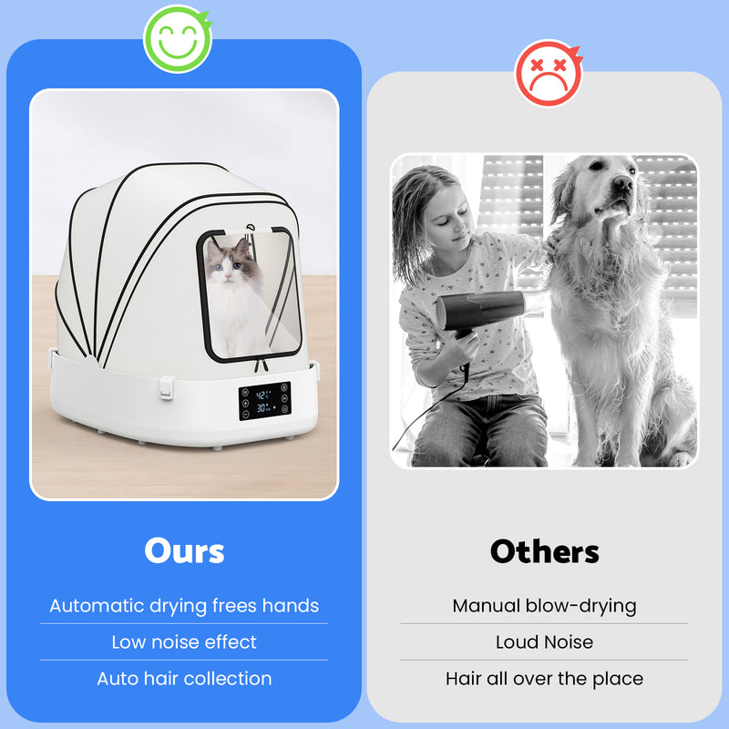 Advwin Foldable Automatic Pet Hair Dryer Box