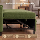 Advwin L Shaped Sectional Sofa Bed w/ Storage Chaise