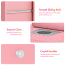 Advwin Manicure Table Glass Top w/Dust Collector