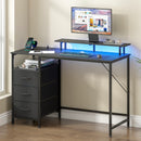 Advwin 120cm Reversible Gaming Desk for Home Office