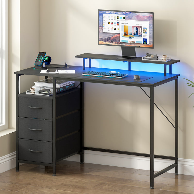Advwin 120cm Reversible Gaming Desk for Home Office