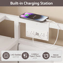 Advwin Single Corner Bed Frame with Foldable Desk