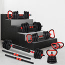 Advwin 5-in-1 Adjustable Dumbbells Set 20kg