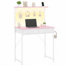 Advwin 80cm Small Desk w/ Monitor Stand & Pegboard