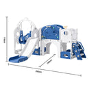 Advwin 10-in-1 Kids Slide Swing Set Indoor & Outdoor Playset