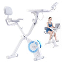 Advwin Foldable Exercise Bike with Desk