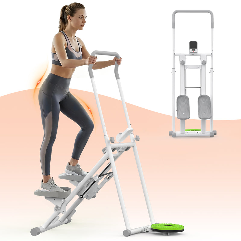 Advwin Adjustable Stair Stepper w/Twisting Waist Disc