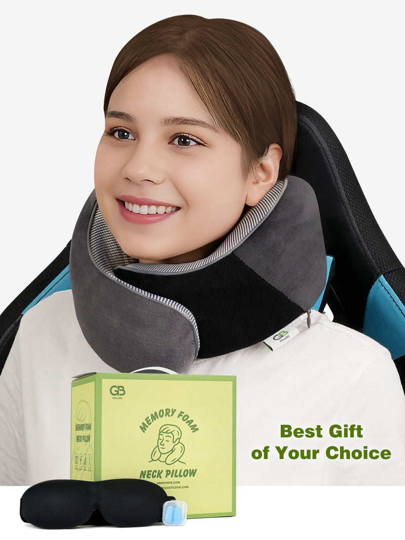 360° Ergonomic Washable Memory Foam Neck Pillow