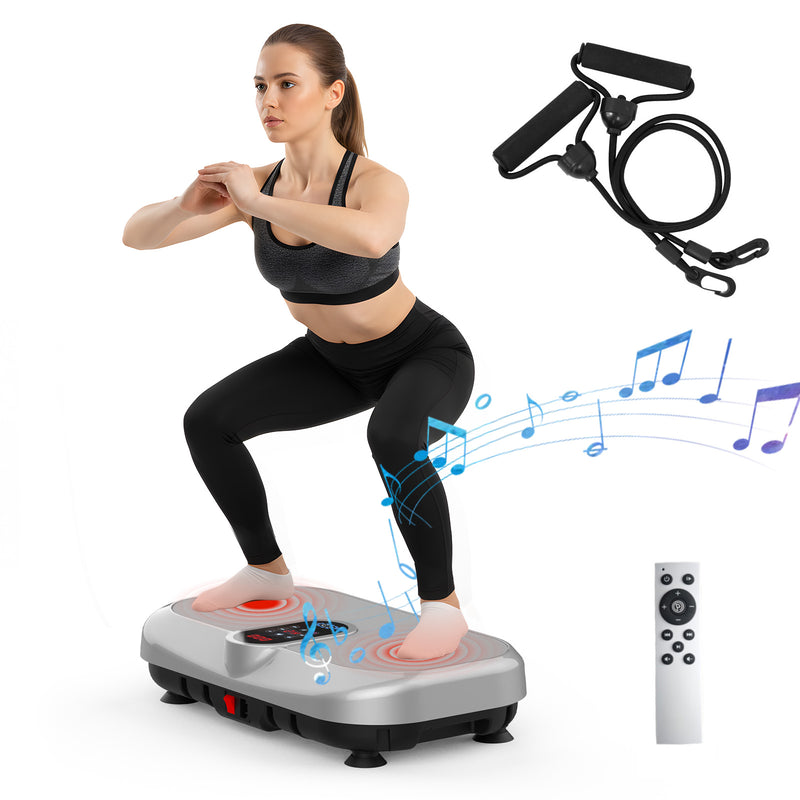 Advwin Vibration Plate Exercise Machine with Heat Therapy