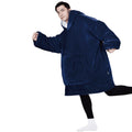 Advwin Oversized Sherpa Wearable Blanket Hoodie Adult