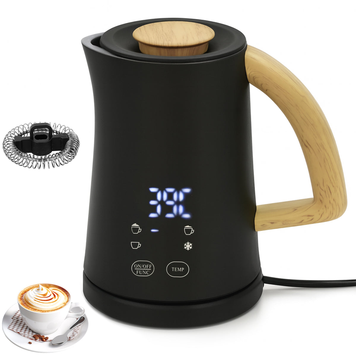 Advwin Electric Milk Frother with 500ml Milk Heating