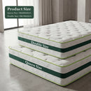 Advwin 32cm Double Mattress Pocket Spring Medium Firm