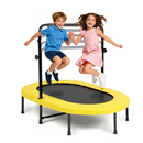 Advwin 55" 2-Person Mini Trampoline with 5-Level Adjustable Handle