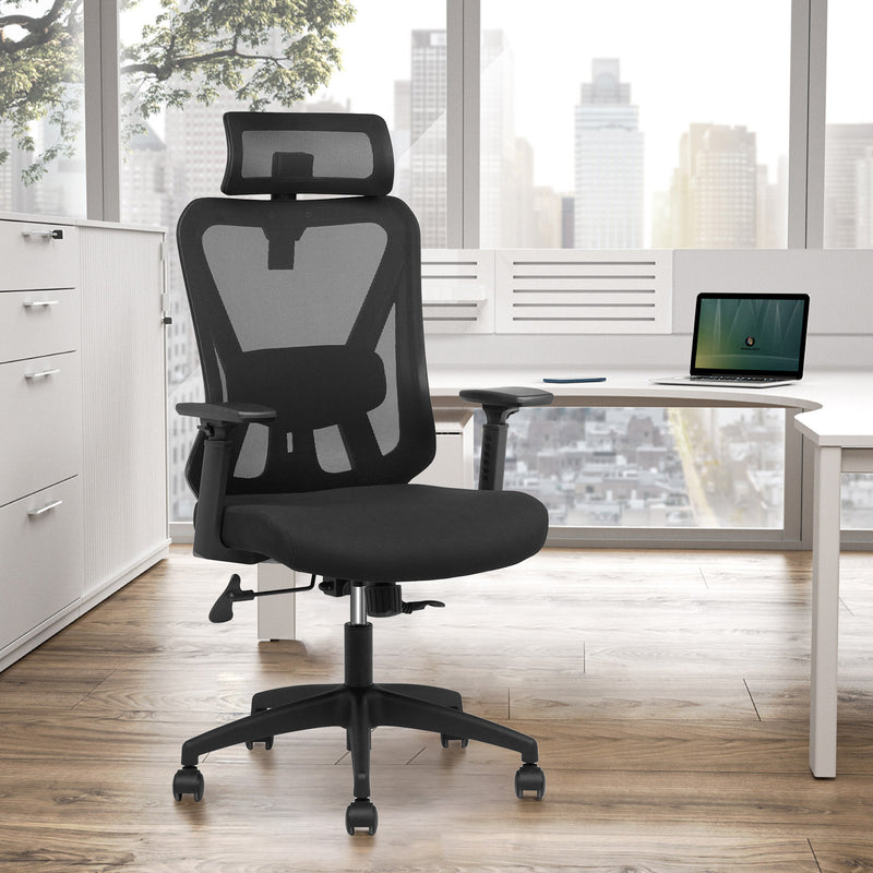 Advwin Ergonomic Office Chair Mesh High Back Desk Chair