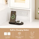 Advwin Dressing Table with LED Mirror RGB Cabinet