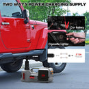Advwin Electric Car Jack with Electric Impact Wrench