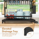 Advwin 2 Tier Dish Drying Rack Plate Drainer
