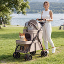 Advwin Double Layer Foldable Pet Stroller