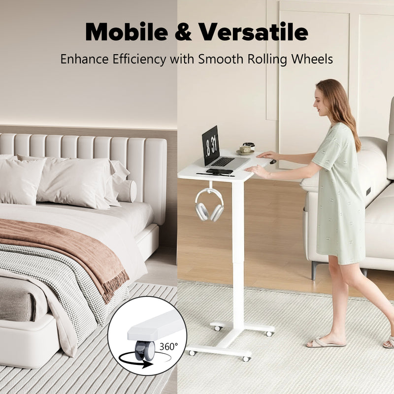 Advwin Portable Electric Standing Desk Height Adjustable