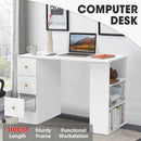Advwin Office Desk Computer Desk with Drawers Cabinet