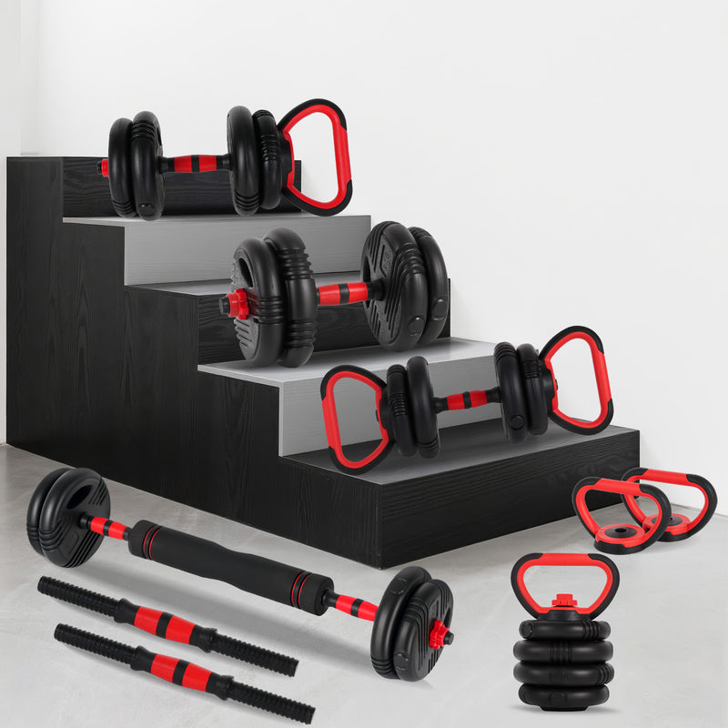 Advwin 5-in-1 Adjustable Dumbbells Set 15kg