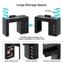 Advwin Manicure Table w/Glass Top Drawer Dust Collector