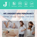 Advwin 55" J Shaped Pregnant Pillow Full Body Support