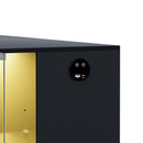 Advwin Glass Display Cabinet w/ 3-Color Sensor LED Light