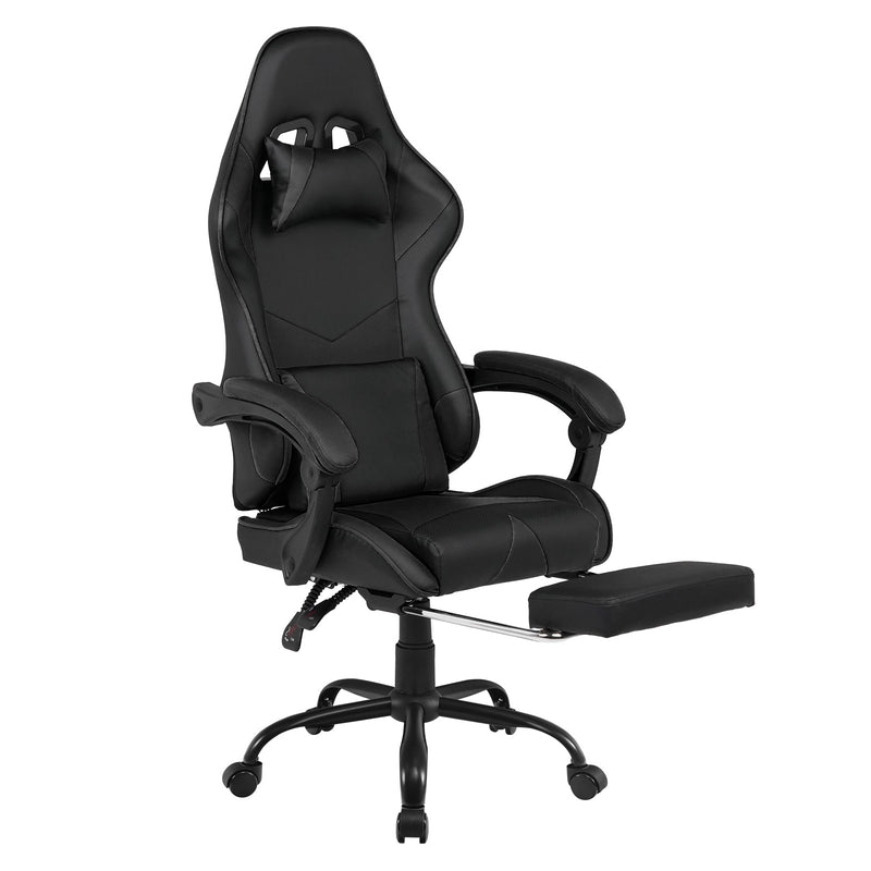 Advwin Computer Gaming Chair with Footrest 135° Tilt