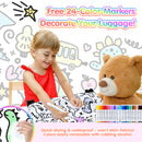 Advwin Kids Ride On Luggage Graffiti Toddler Luggage