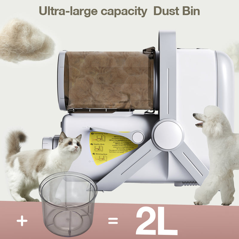 Advwin 3-in-1 Pet Grooming Vacuum Kit with Dryer & Clipper