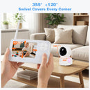 Advwin Baby Monitor with 4.3" HD Screen App Remote