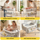 Advwin 2-in-1 Foldable Baby Bathtub & Changing Table