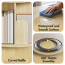 Advwin 5 Tier Rotating Bookshelf 360° Spinning Bookcase