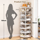 Advwin 7-Tier Free Standing Rotating Shoe Rack