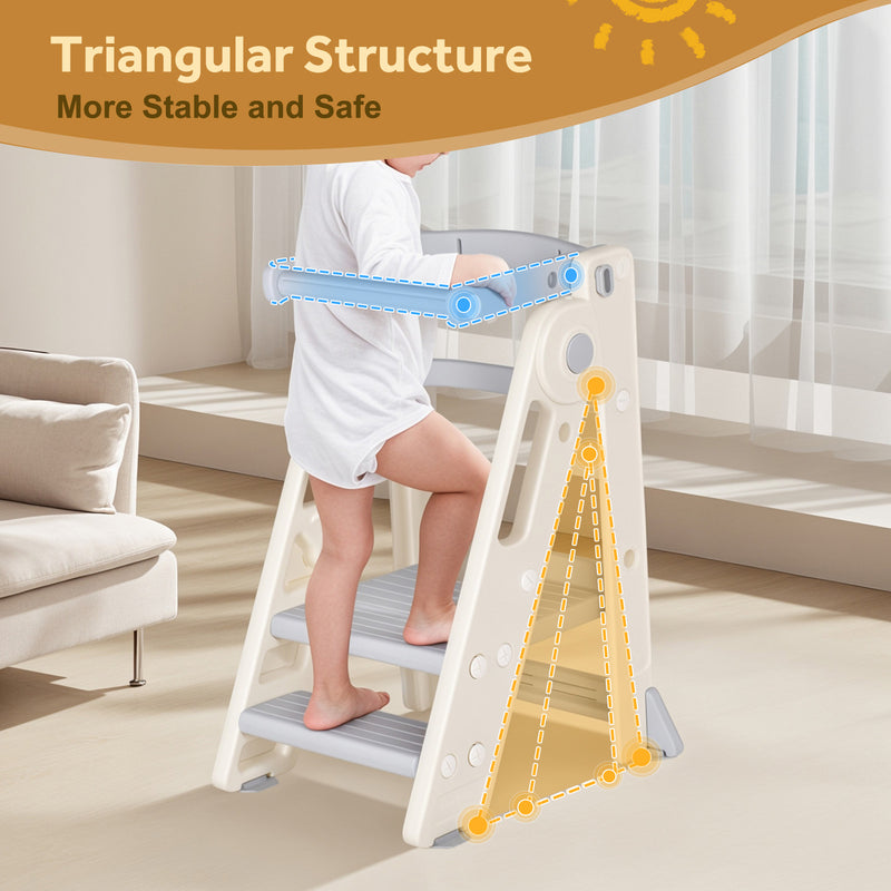 Advwin Foldable Kids Step Stool