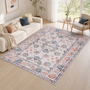 Advwin Large Vintage Thick Floor Rug Red & Green