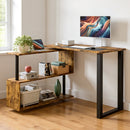 Advwin 360° Rotating Computer Desk L-Shaped Desk