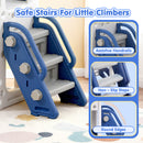 Advwin 9 in 1 L-Shaped Toddler Slide Indoor Baby Slide