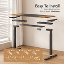 Advwin  Dual Motor Electric Standing Desk Height Adjustable 140cm