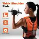 Advwin Adjustable 5kg Weighted Vest Orange