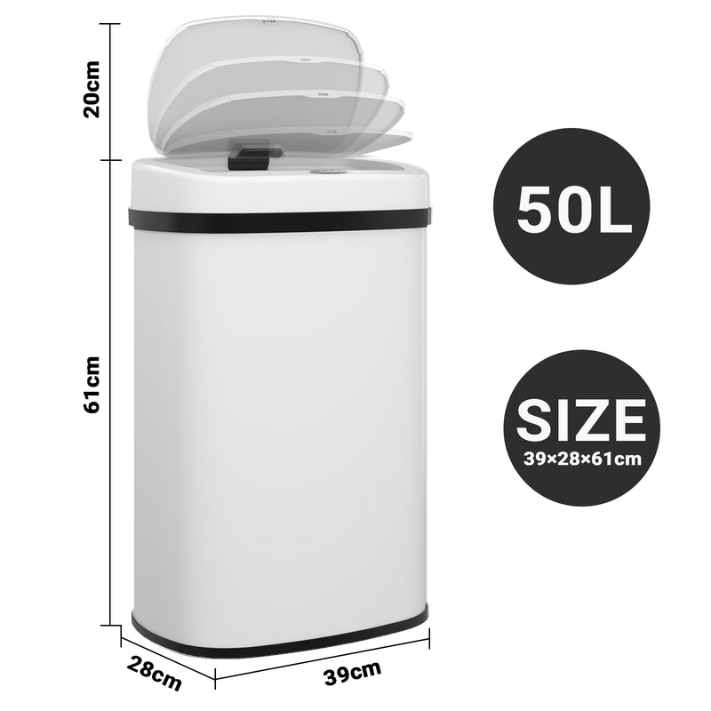 Advwin 50L Motion Sensor Rubbish Bin