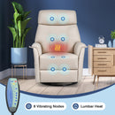 Advwin 360 Swivel Recliner Chair Beige