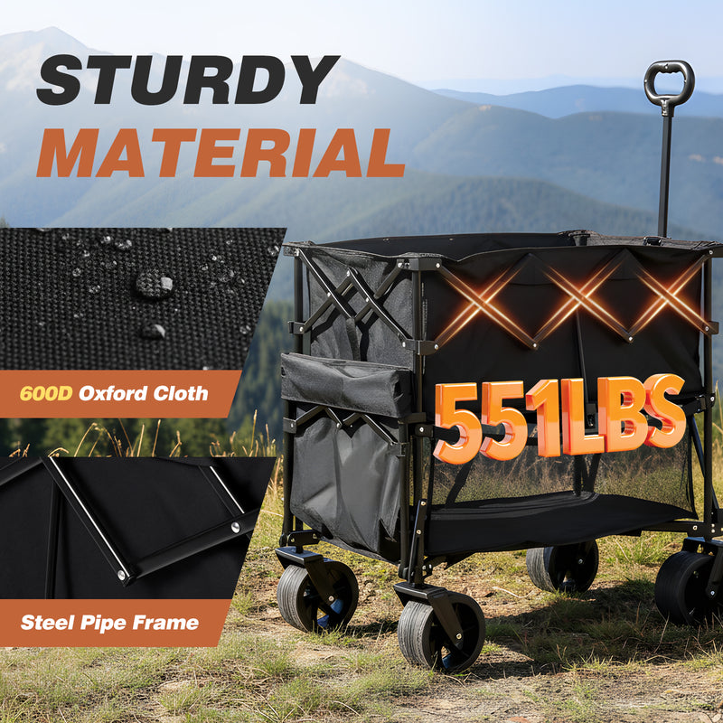 Advwin Double-layer Collapsible Wagon