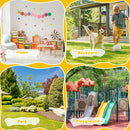 Advwin 55" Trampoline with Basketball Hoop Swings