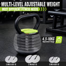 Advwin Adjustable Kettlebell Weight Set for Home Gym
