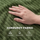 Advwin 83*90cm Corduroy Bean Bag Chair with Backrest