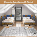 Advwin King Single Corner Bed Frame