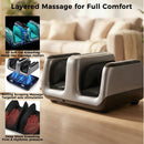 Adwin Heated Shiatsu Foot Massager with Air Compression