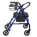 Advwin 4 Wheels Rollator Walker with Dual Brake System